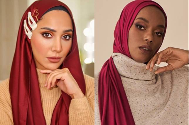 Detail Ootd Hijab Warna Maroon Nomer 46