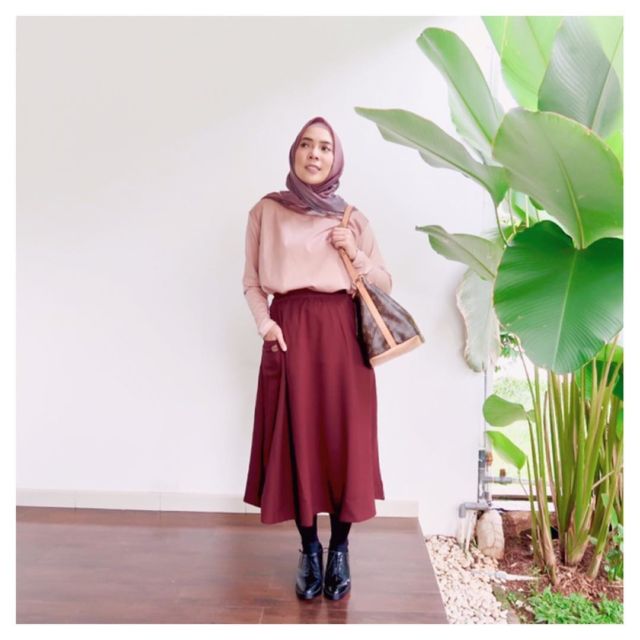 Detail Ootd Hijab Warna Maroon Nomer 51