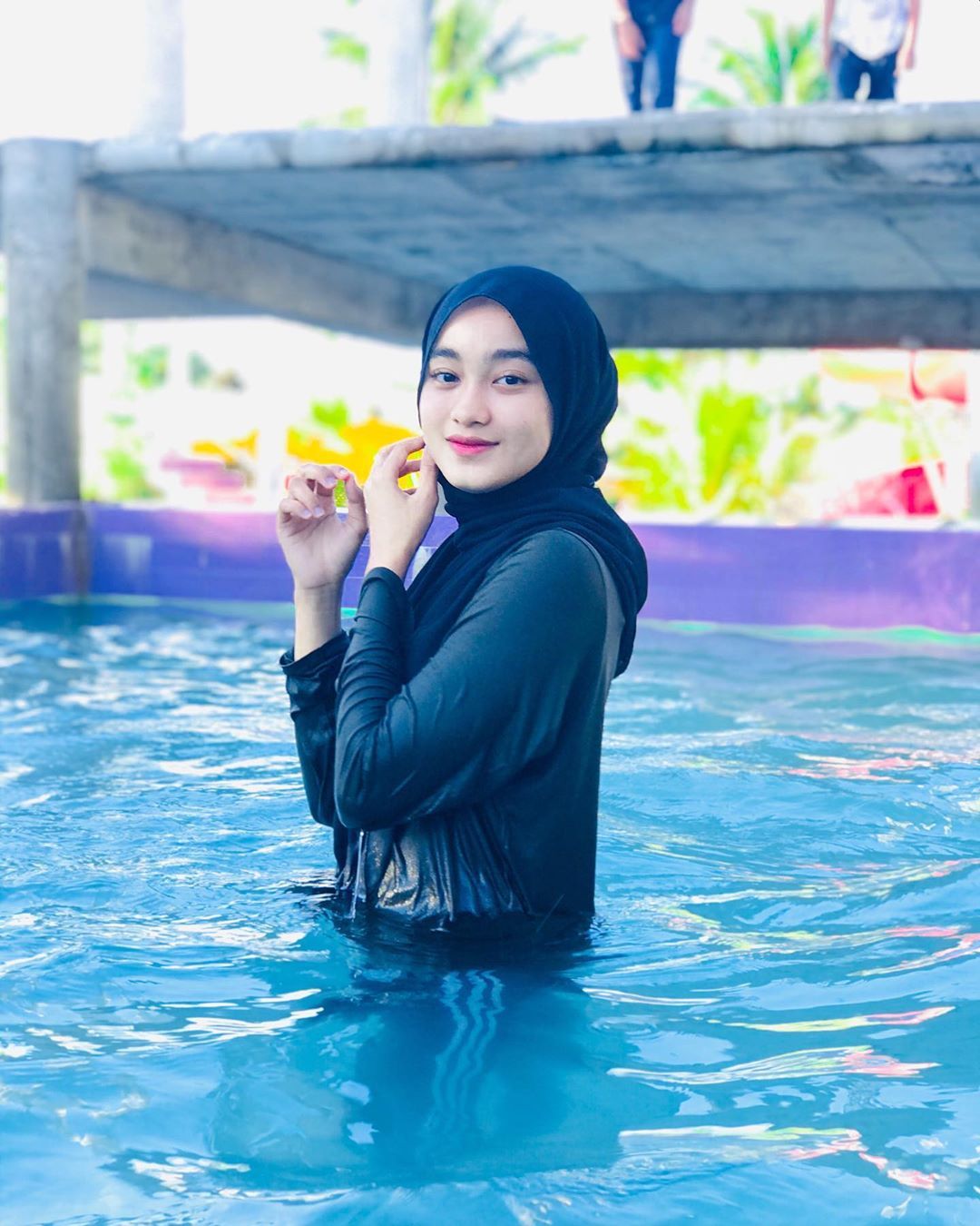 Detail Ootd Ke Kolam Renang Hijab Nomer 2