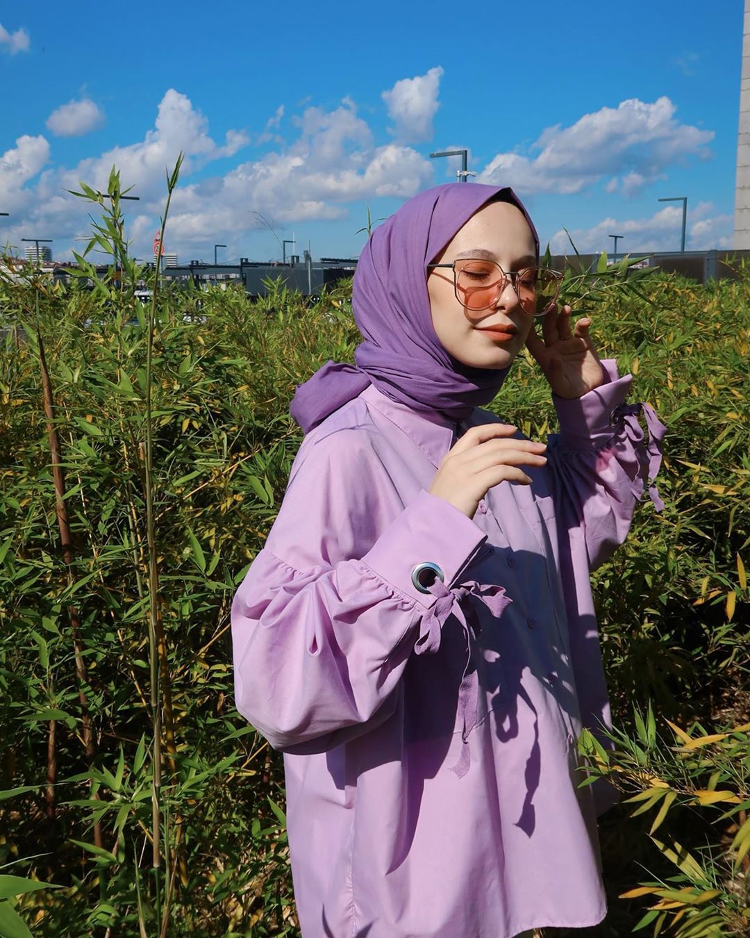 Ootd Lilac Hijab - KibrisPDR