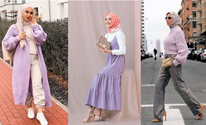 Detail Ootd Lilac Hijab Nomer 32