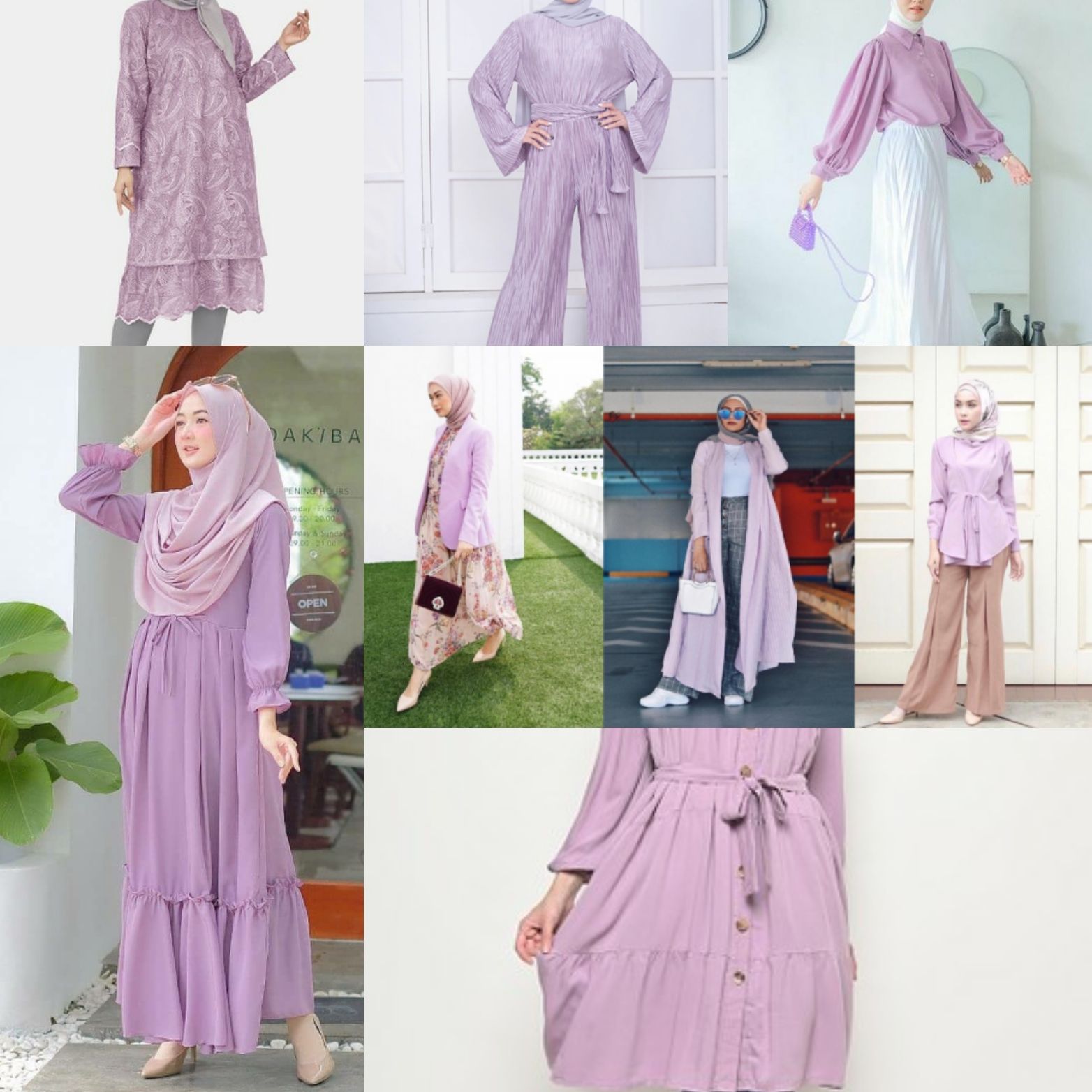 Detail Ootd Lilac Hijab Nomer 39