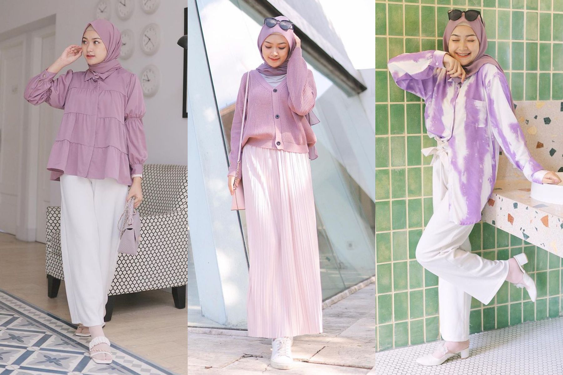 Detail Ootd Lilac Hijab Nomer 47