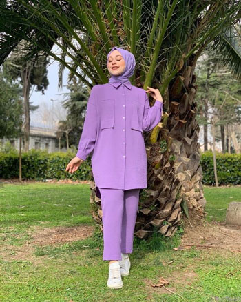 Detail Ootd Lilac Hijab Nomer 53