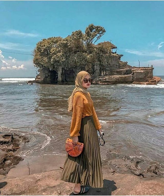 Detail Ootd Pantai Hijab Simple Nomer 35