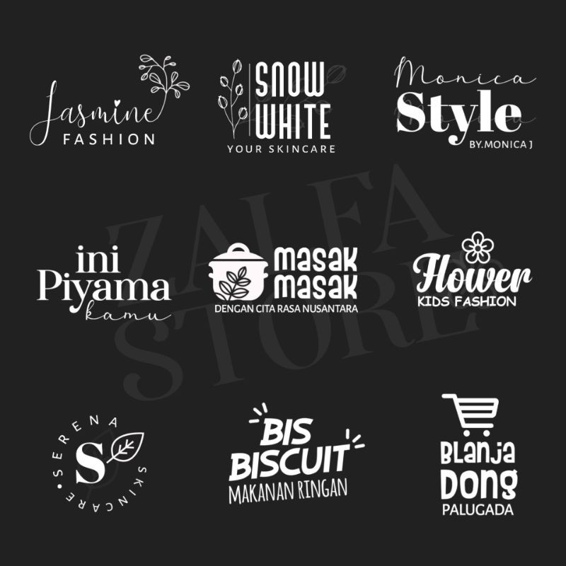 Detail Logo Olshop Hitam Putih Nomer 16