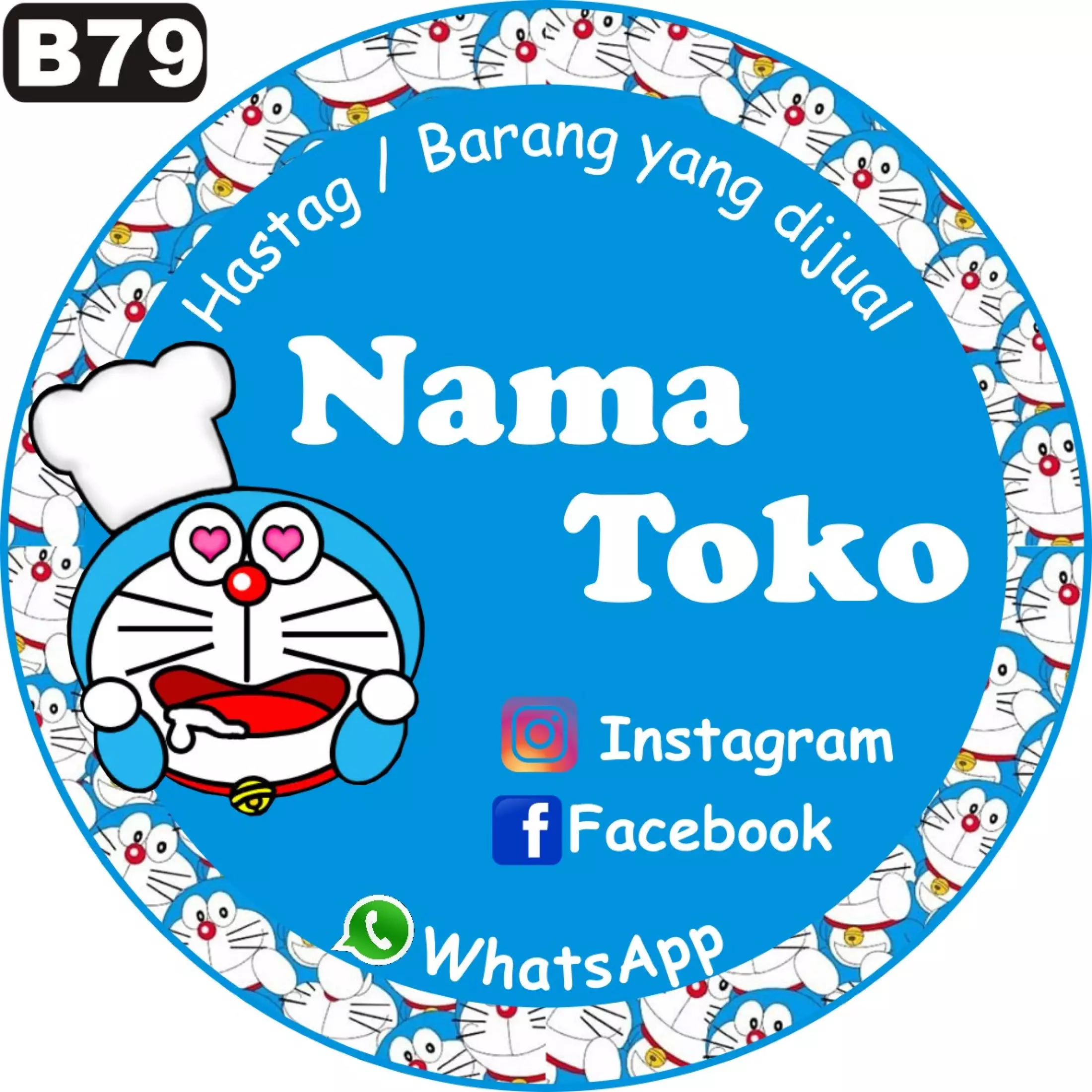 Detail Logo Olshop Kosong Doraemon Nomer 35