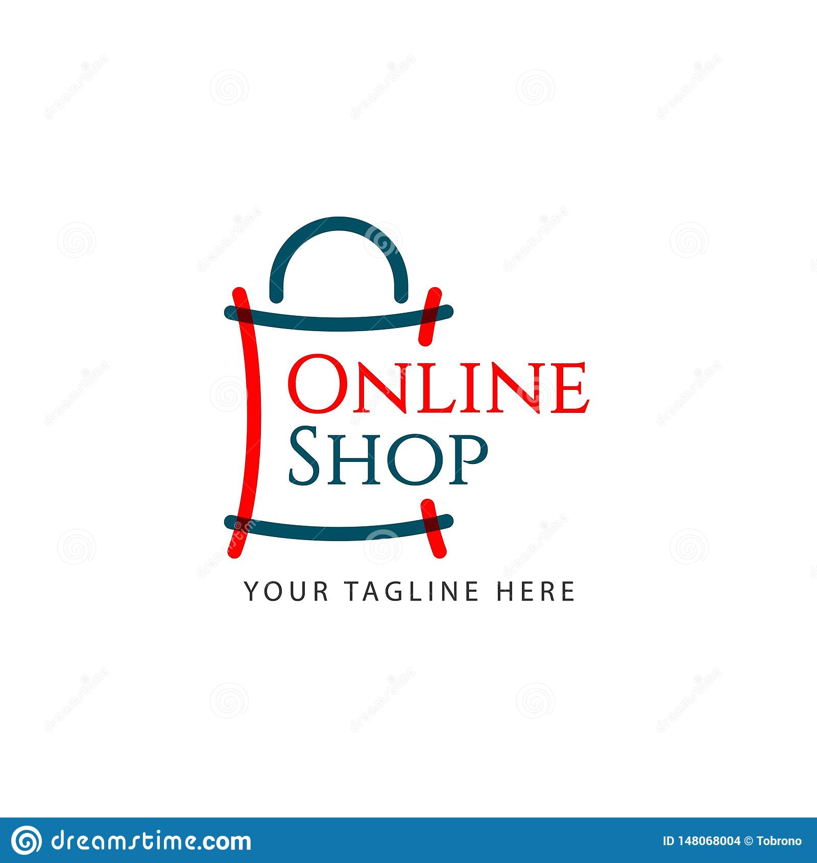 Detail Logo Online Shop Keren Nomer 4