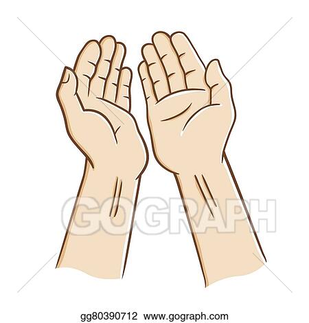 Detail Open Praying Hands Clipart Nomer 12