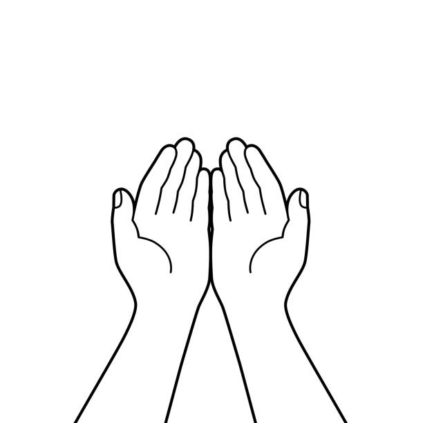 Detail Open Praying Hands Clipart Nomer 18