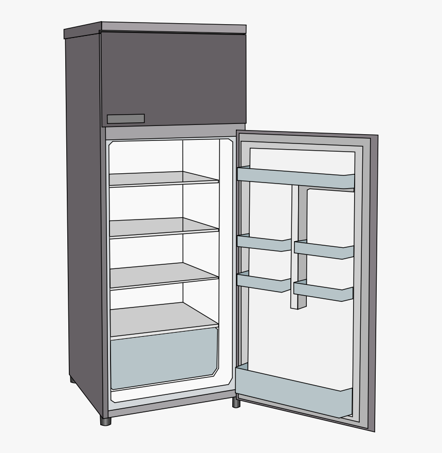 Detail Open Refrigerator Clipart Nomer 13
