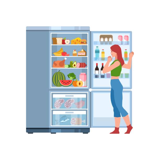 Detail Open Refrigerator Clipart Nomer 35