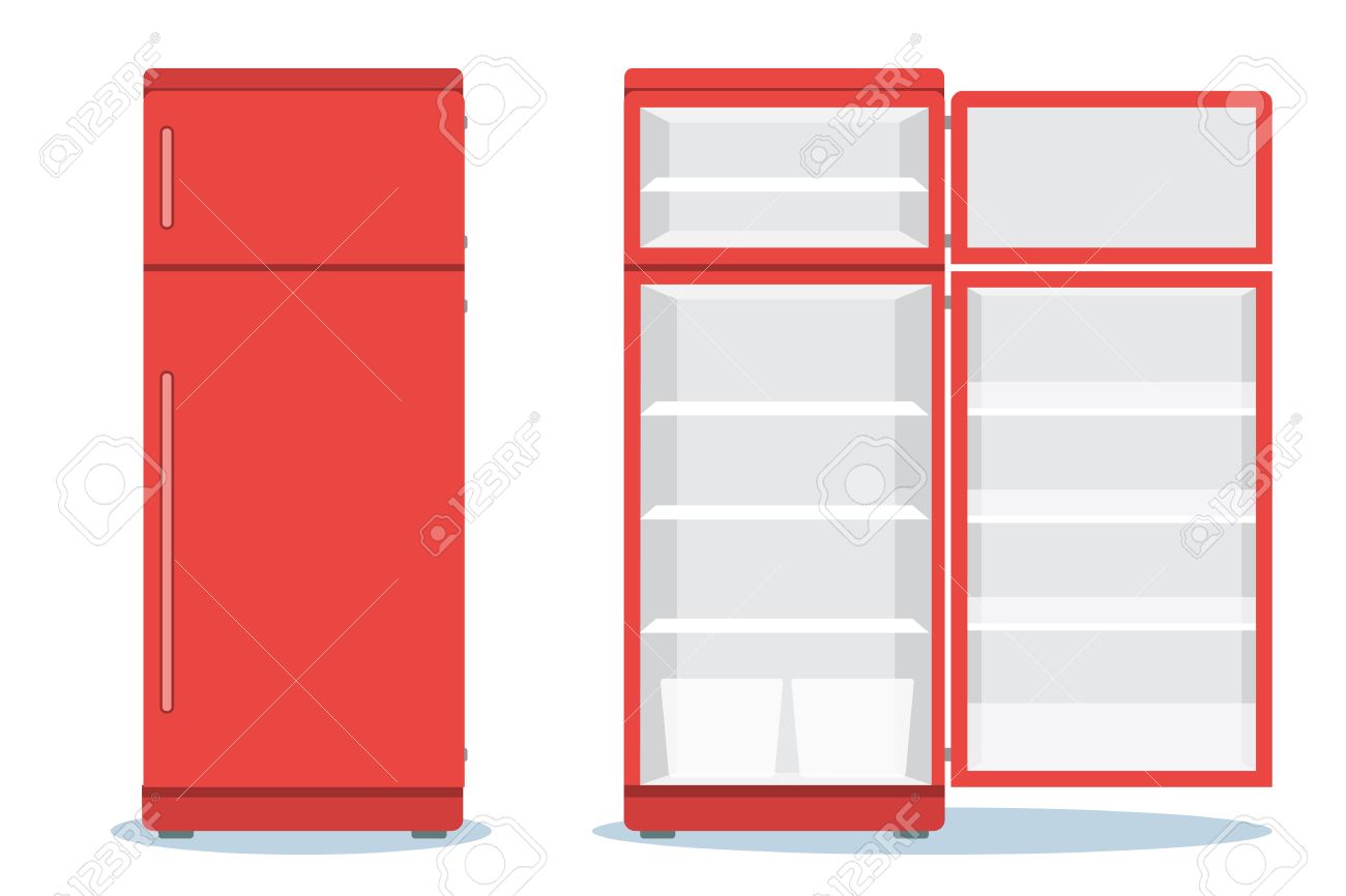Detail Open Refrigerator Clipart Nomer 7