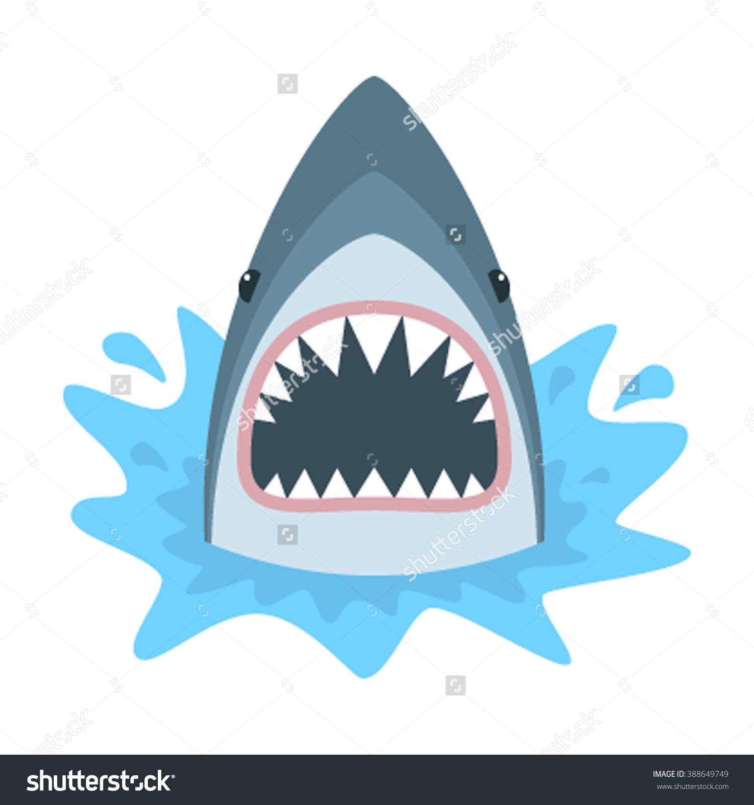 Detail Open Shark Mouth Clipart Nomer 13