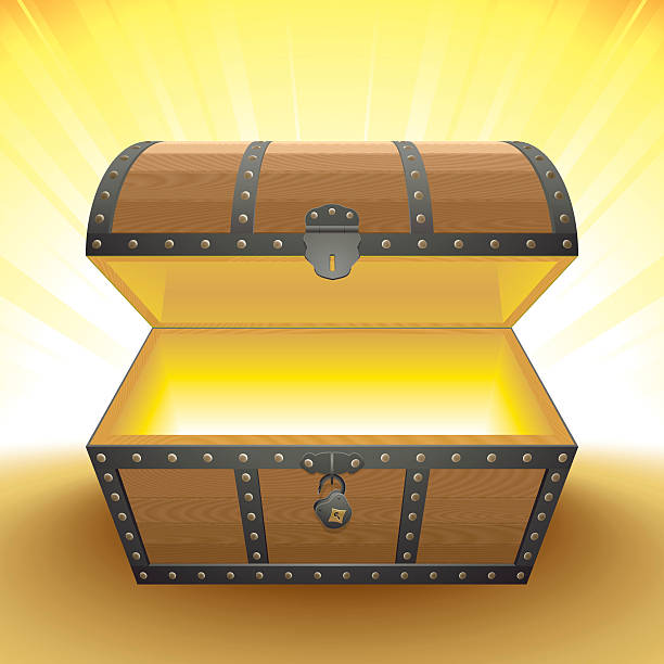 Open Treasure Chest Clipart - KibrisPDR