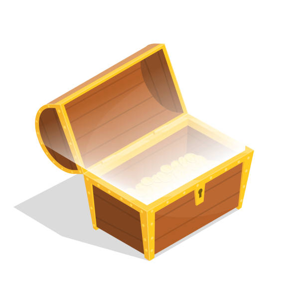 Detail Open Treasure Chest Clipart Nomer 12