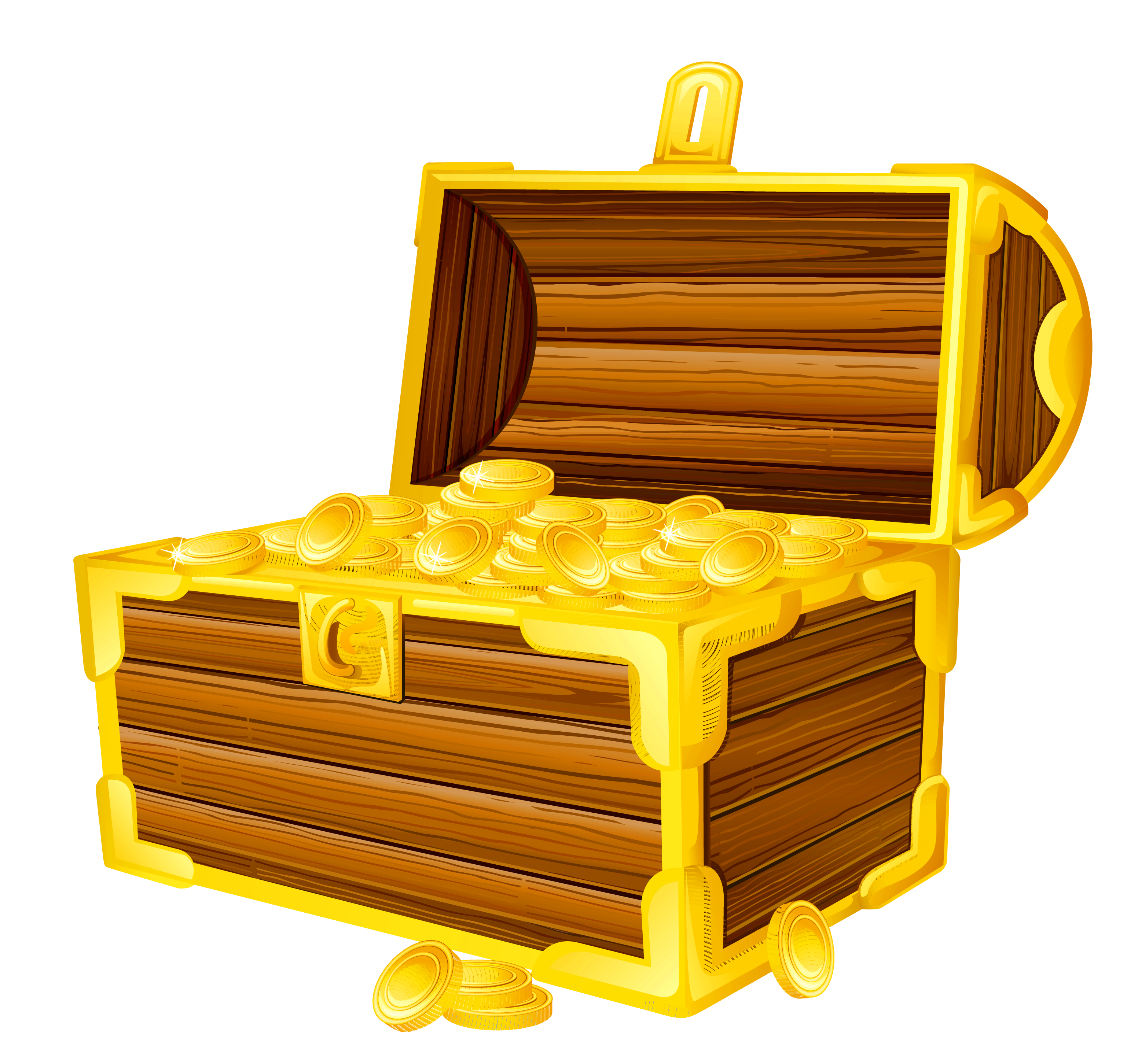 Detail Open Treasure Chest Clipart Nomer 21