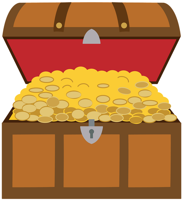 Detail Open Treasure Chest Clipart Nomer 28