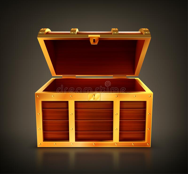 Detail Open Treasure Chest Clipart Nomer 30