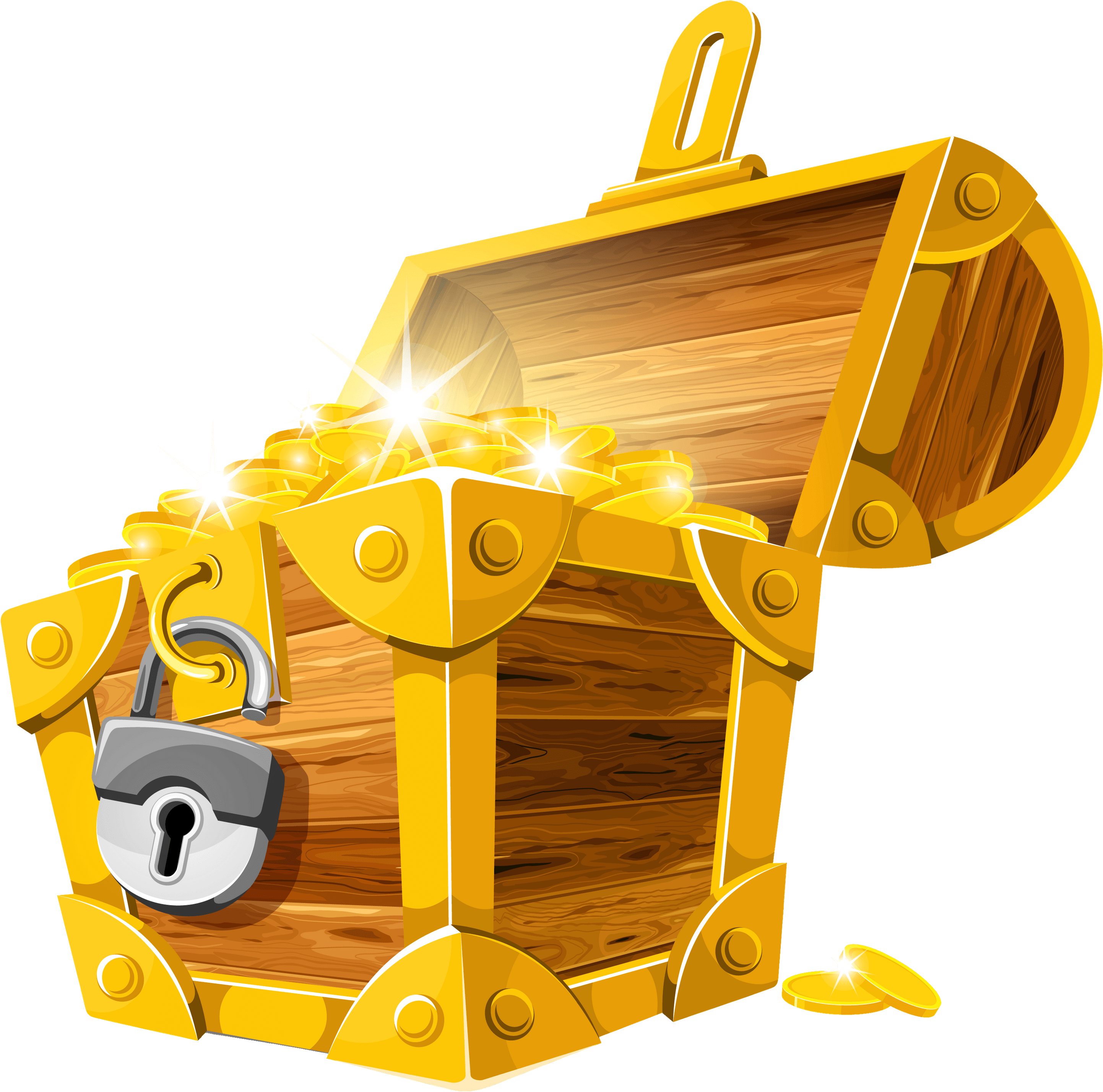 Detail Open Treasure Chest Clipart Nomer 36