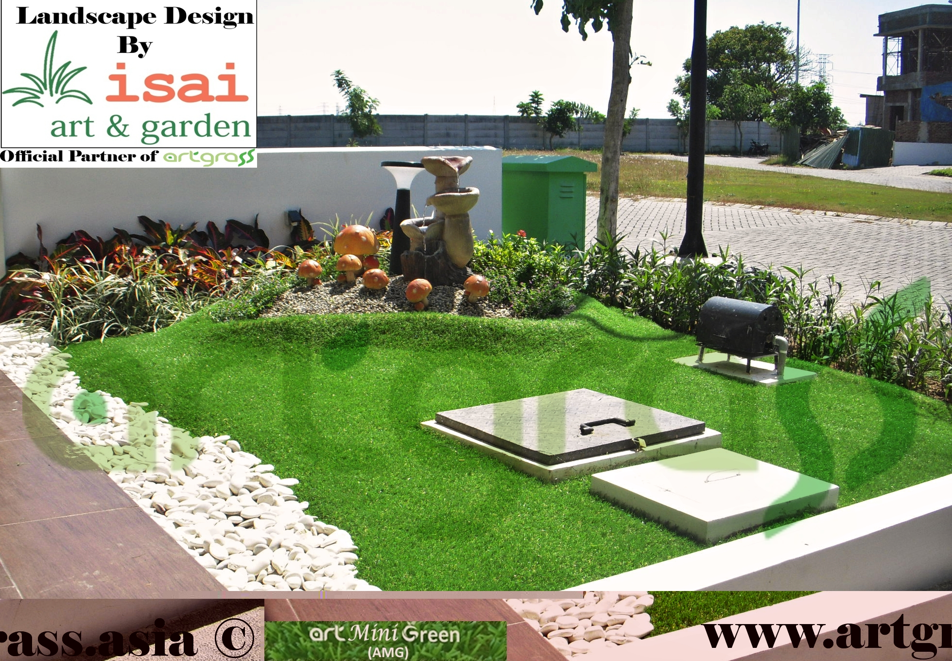 Detail Desain Taman Rumput Sintetis Nomer 24