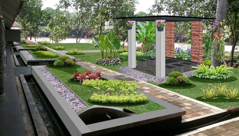 Detail Desain Taman Sekolah Nomer 2