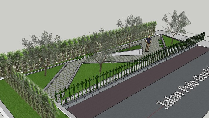 Detail Desain Taman Umum Nomer 27