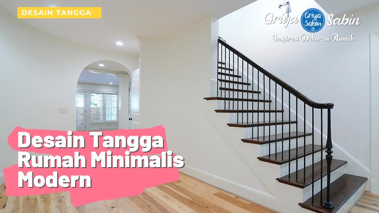 desain tangga rumah minimalis modern 2 lantai