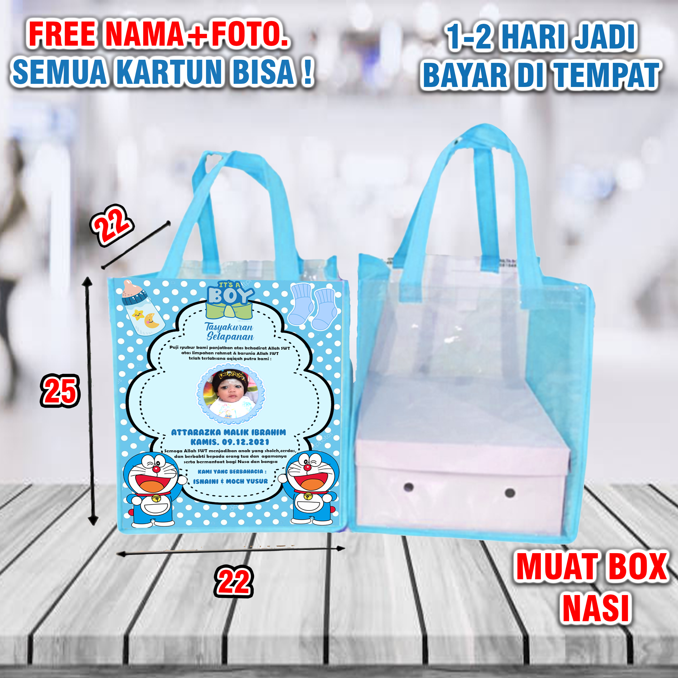 Detail Desain Tas Aqiqah Nomer 22