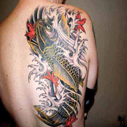 Detail Desain Tato Berwarna Nomer 36