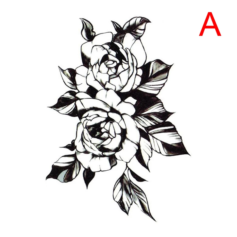 Detail Desain Tato Bunga Mawar Nomer 19
