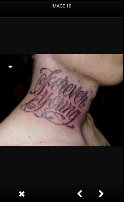 Detail Desain Tato Di Leher Nomer 31