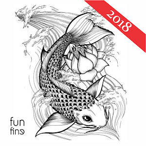 Detail Desain Tato Ikan Koi Nomer 41