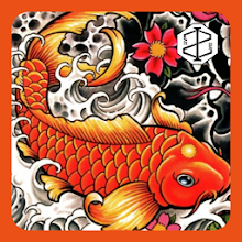 Detail Desain Tato Ikan Koi Nomer 43