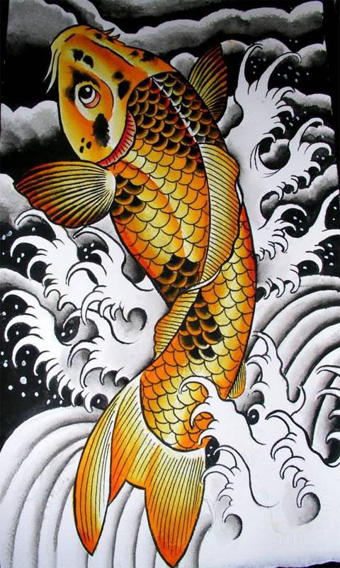 Detail Desain Tato Ikan Koi Nomer 55