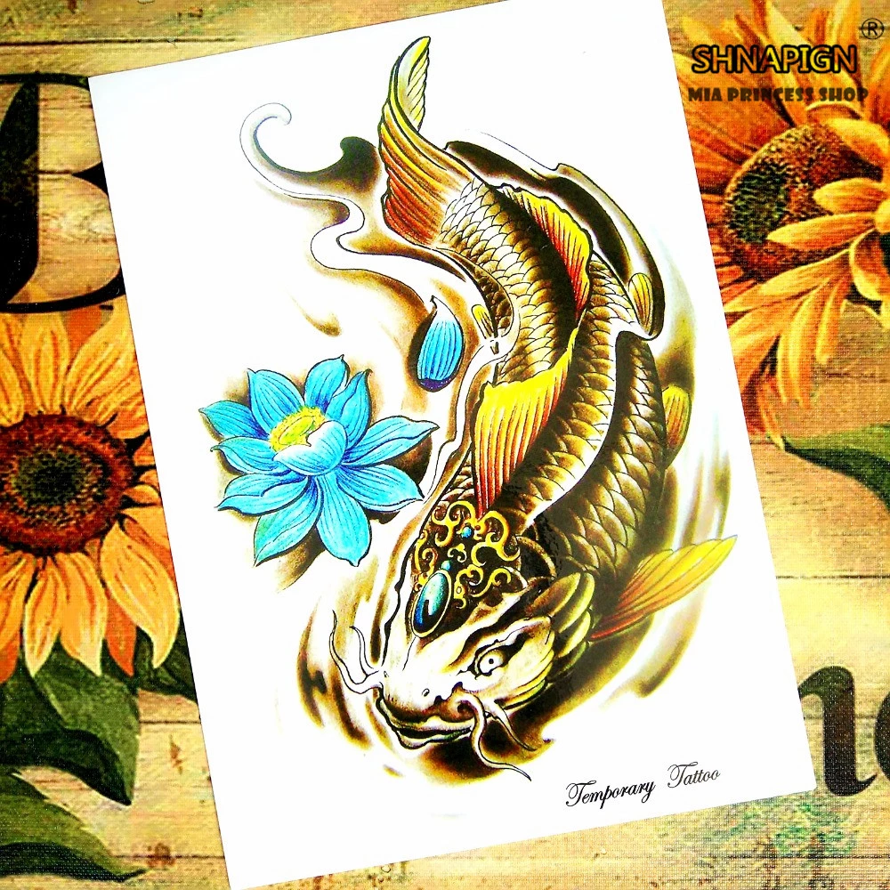 Detail Desain Tato Koi Nomer 47