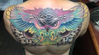 Detail Desain Tato Tato Burung Hantu Nomer 29