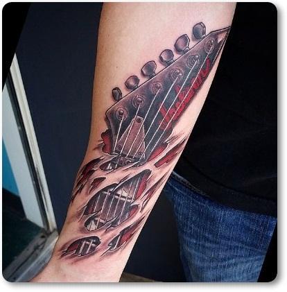 Detail Desain Tatto 3d Nomer 11
