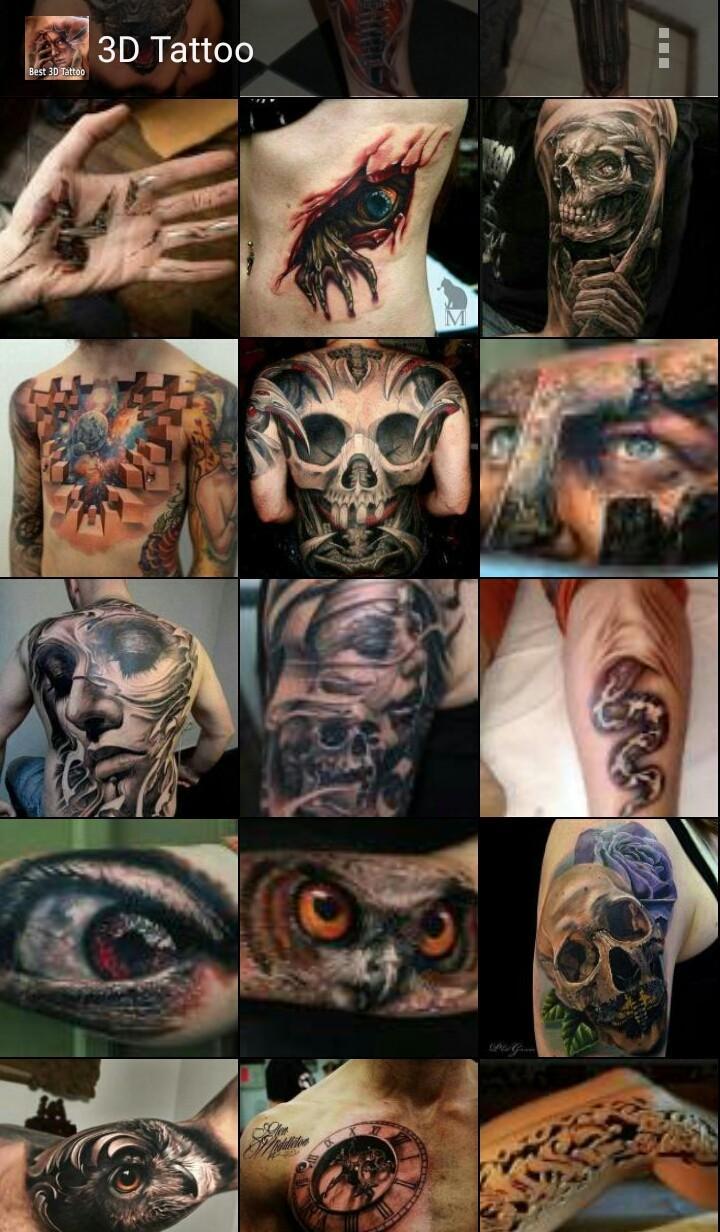 Detail Desain Tatto 3d Nomer 20