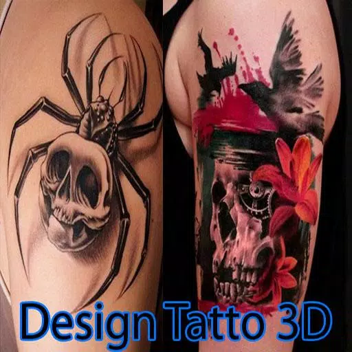 Detail Desain Tatto 3d Nomer 3