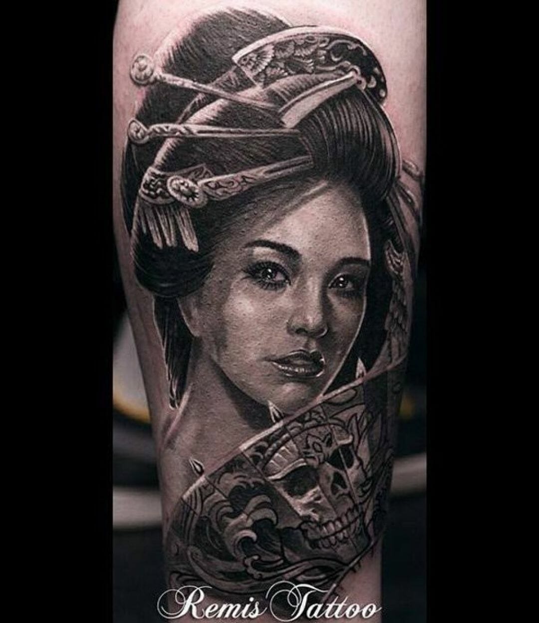 Detail Desain Tatto 3d Nomer 23