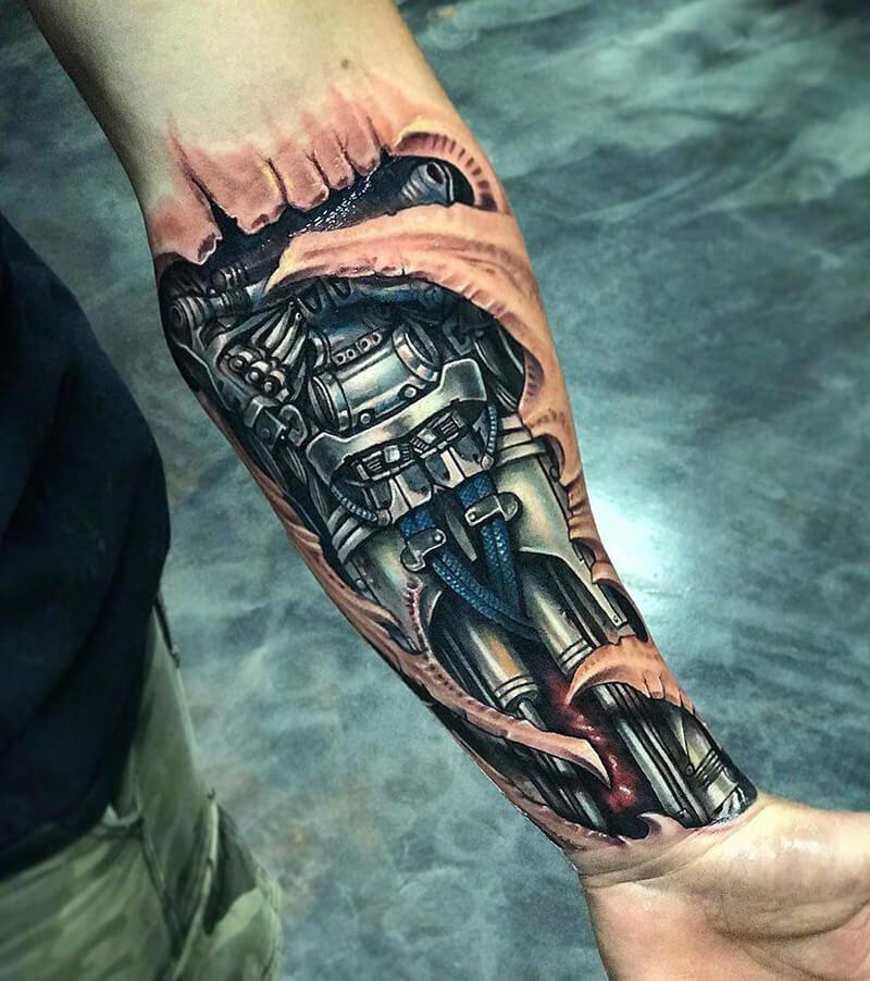 Detail Desain Tatto 3d Nomer 50