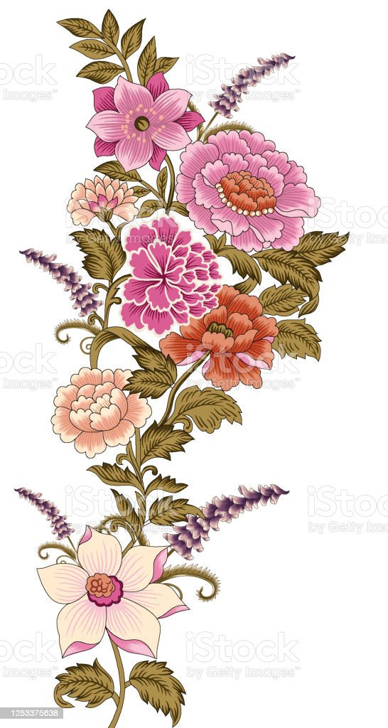 Detail Desain Tekstil Bunga Nomer 13