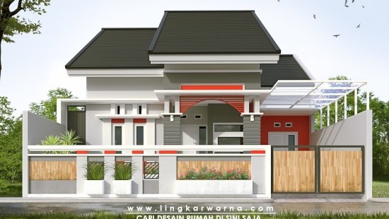 Detail Desain Tembok Depan Rumah Minimalis Nomer 26