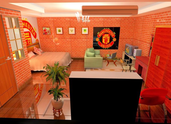 Detail Desain Tembok Kamar Manchester United Nomer 32