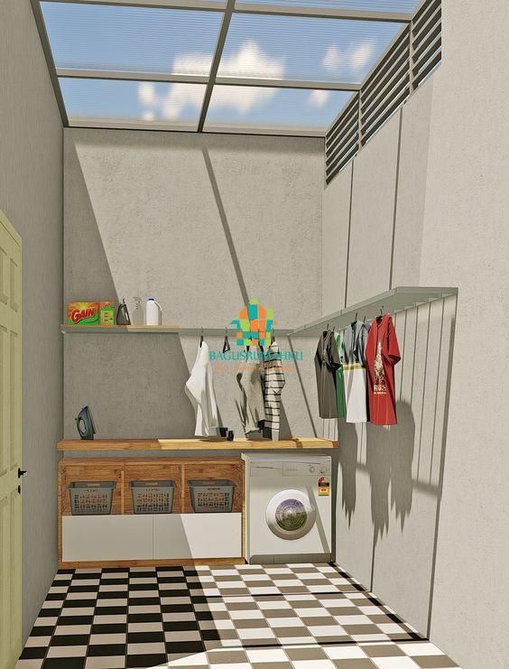Detail Desain Tempat Cuci Baju Belakang Rumah Nomer 7