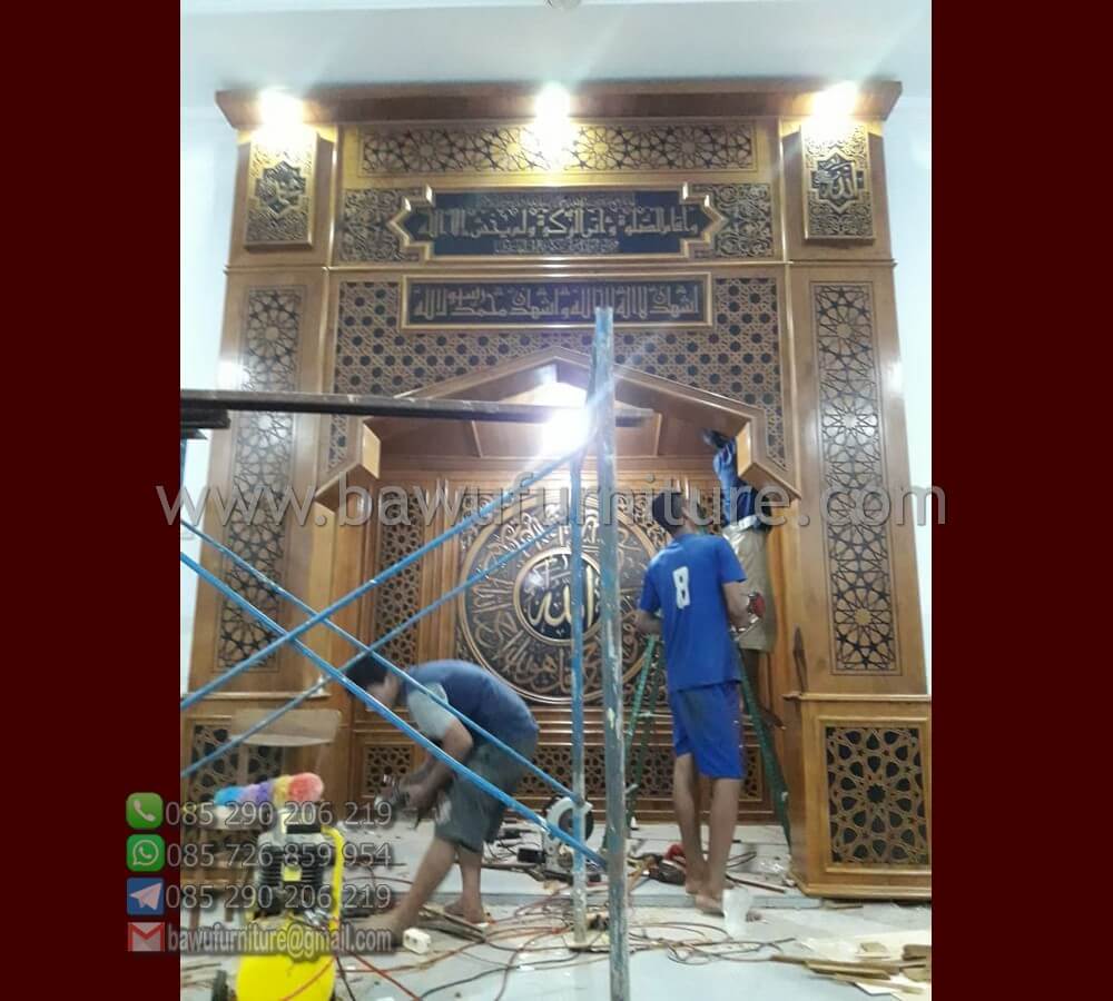 Detail Desain Tempat Imam Masjid Nomer 34