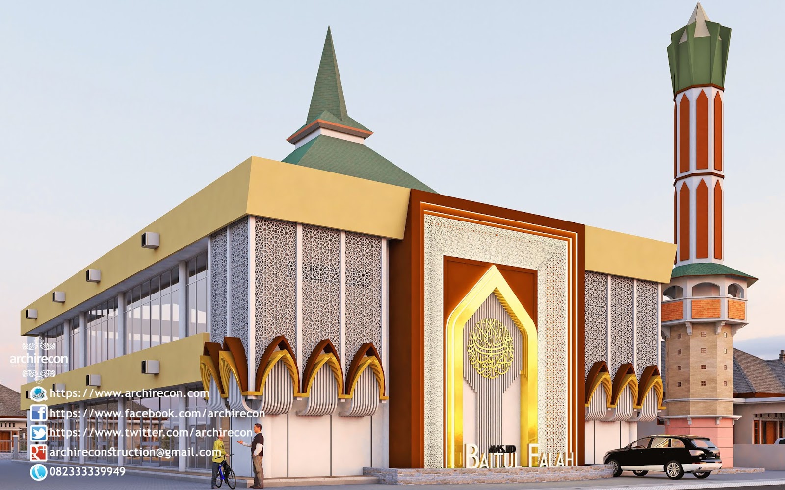 Detail Desain Tempat Imam Masjid Nomer 42