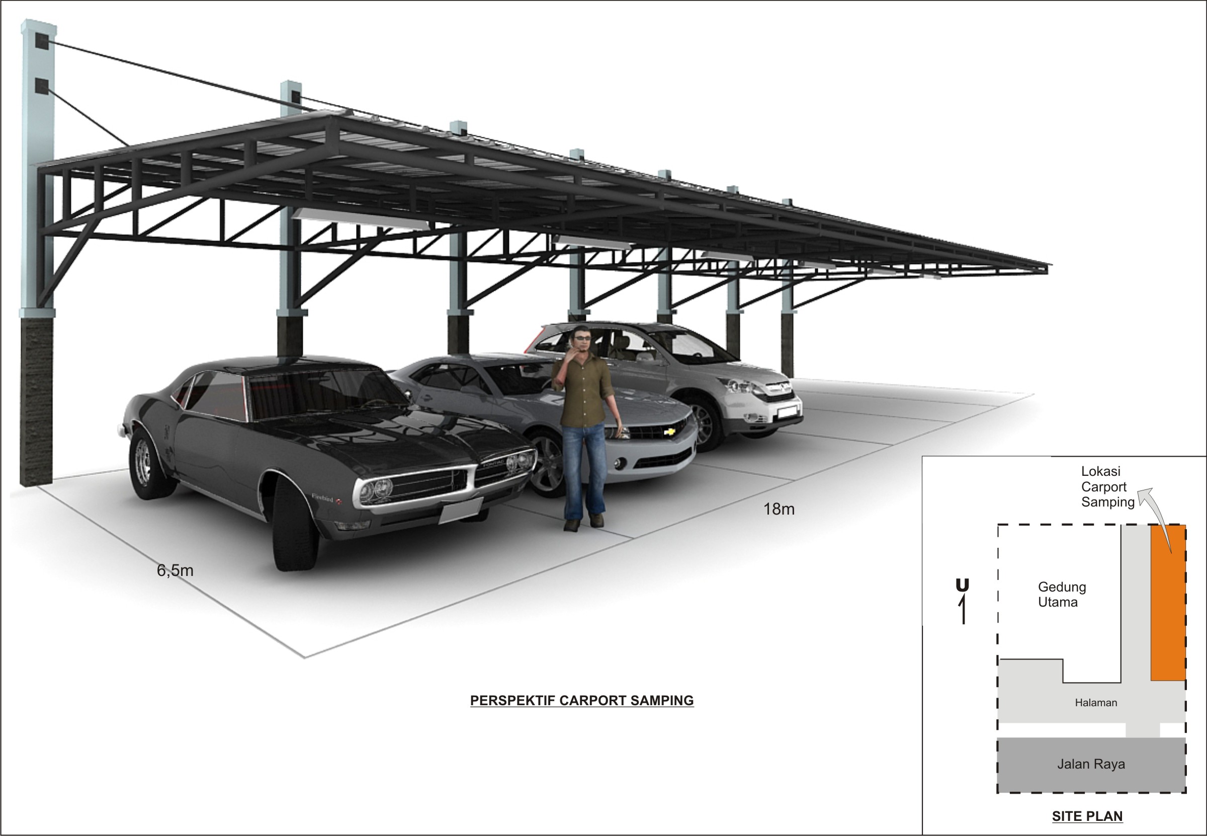 Detail Desain Tempat Parkir Mobil Nomer 14