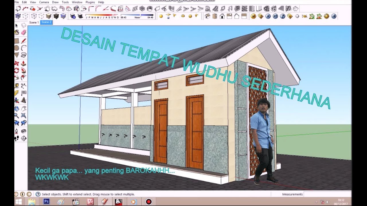 Detail Desain Tempat Wudhu Dan Toilet Masjid Nomer 10